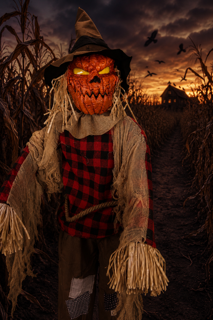 Twiggs AI-Powered Talking Scarecrow Animatronic