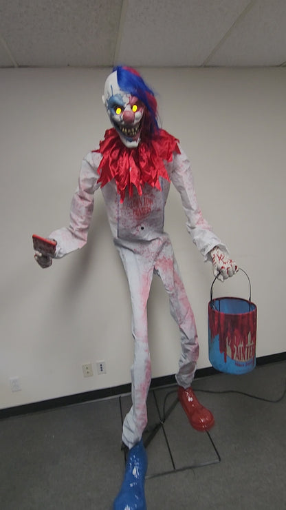 Fuzzy AI-Powered Talking Clown Animatronic